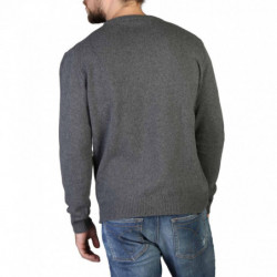 100% Cashmere - C-NECK-M - Gris